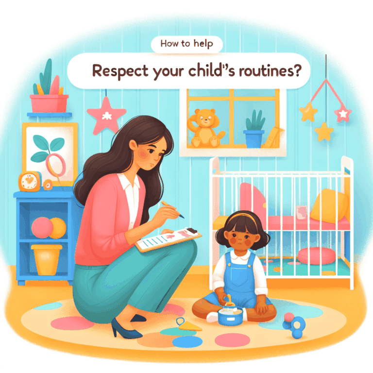 Comment aider votre nounou à respecter les routines de votre enfant?