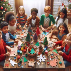 Préparer Noël avec des activités manuelles pour enfants.